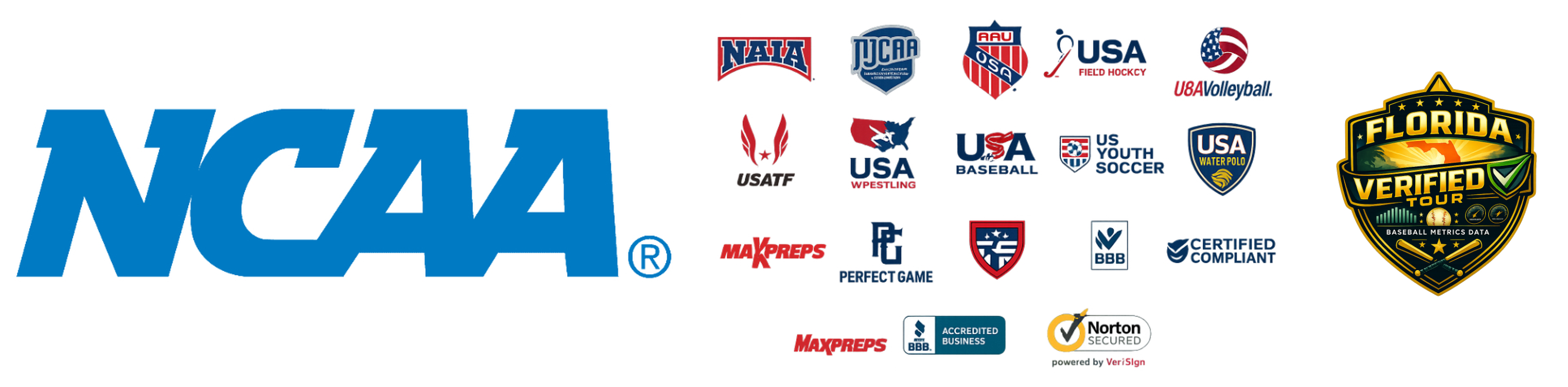 NCAA, NAIA, NJCAA, USA Baseball and other organizations